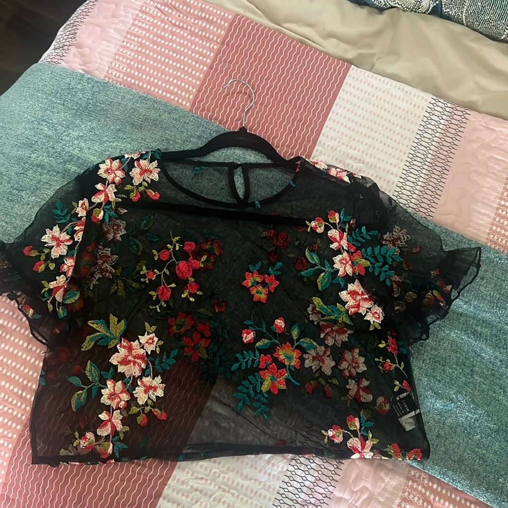 SHEIN Mesh Blouse - worn once